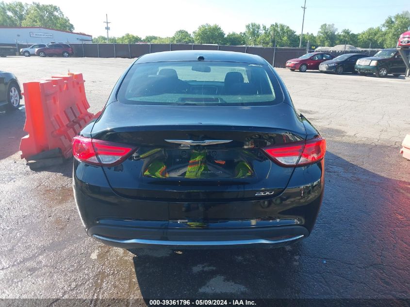 2015 Chrysler 200 Limited VIN: 1C3CCCAB3FN623926 Lot: 39361796