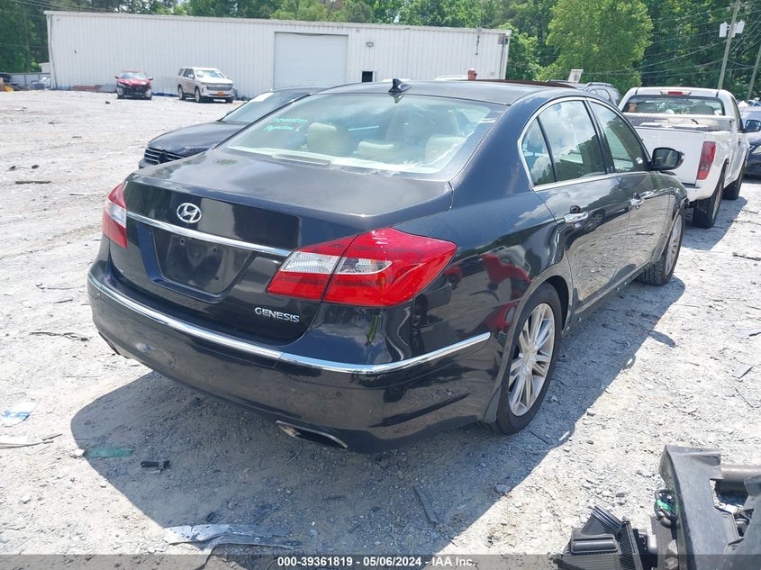 2013 Hyundai Genesis 3.8 VIN: KMHGC4DD3DU251065 Lot: 39361819