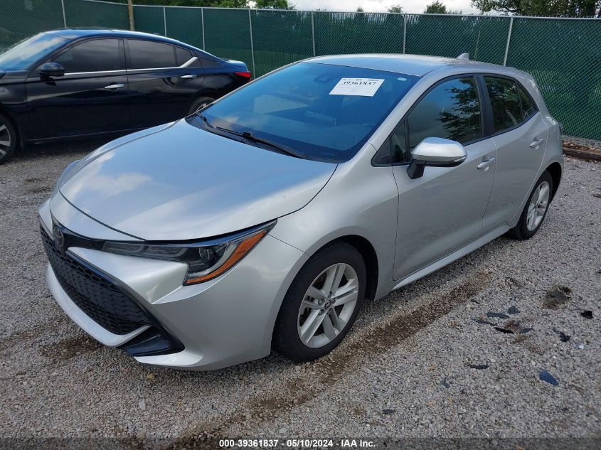 2020 Toyota Corolla Se VIN: JTND4RBE7L3074002 Lot: 39361837