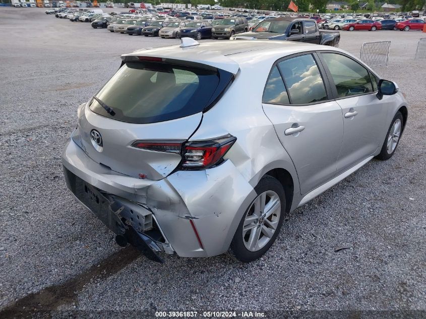 2020 Toyota Corolla Se VIN: JTND4RBE7L3074002 Lot: 39361837