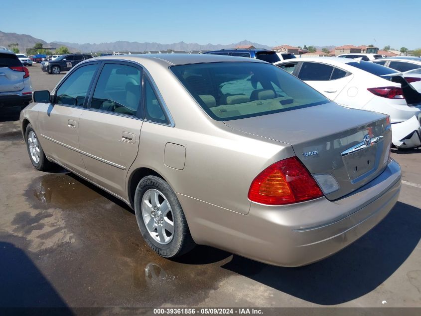 2000 Toyota Avalon Xl VIN: 4T1BF28B0YU070994 Lot: 39361856