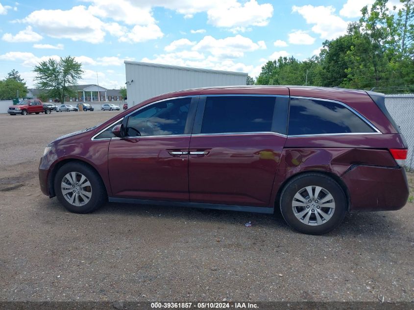 2016 Honda Odyssey Ex-L VIN: 5FNRL5H69GB098672 Lot: 39361857