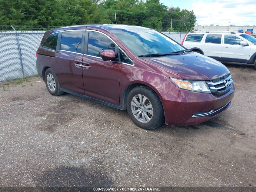 2016 Honda Odyssey Ex-L VIN: 5FNRL5H69GB098672 Lot: 39361857