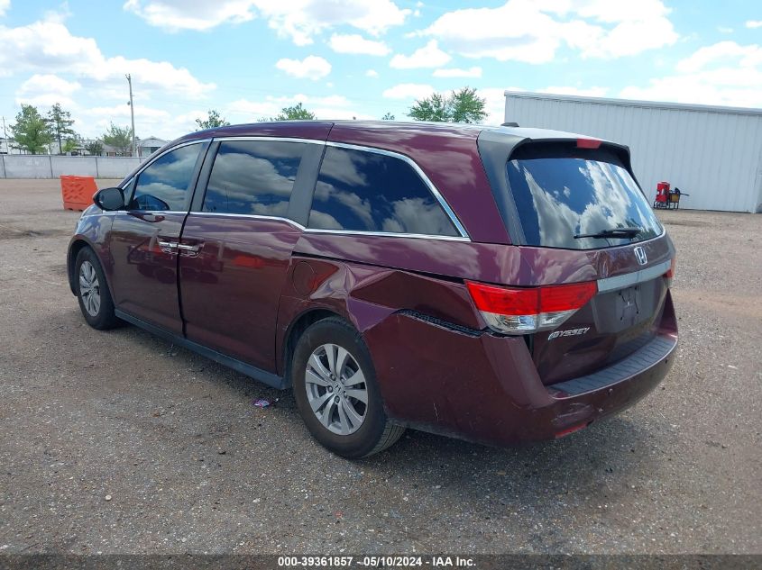 2016 Honda Odyssey Ex-L VIN: 5FNRL5H69GB098672 Lot: 39361857