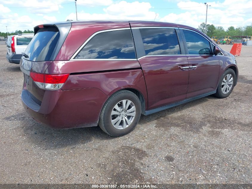 2016 Honda Odyssey Ex-L VIN: 5FNRL5H69GB098672 Lot: 39361857