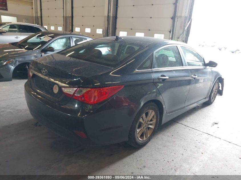 2014 Hyundai Sonata Gls VIN: 5NPEB4ACXEH903041 Lot: 39361893