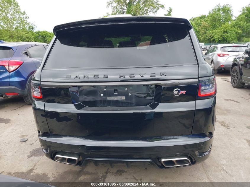 2020 Land Rover Range Rover Sport Svr VIN: SALWZ2RE0LA721257 Lot: 39361895