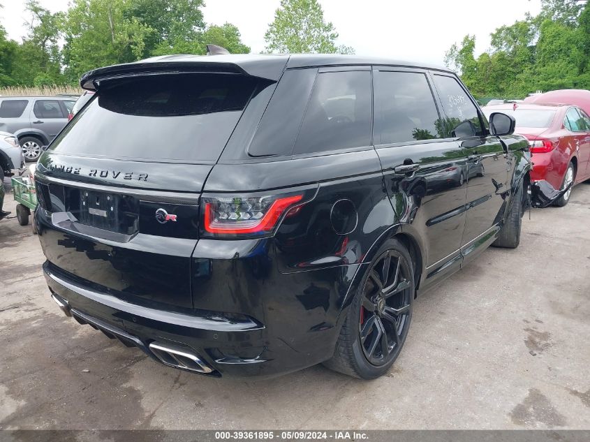 2020 Land Rover Range Rover Sport Svr VIN: SALWZ2RE0LA721257 Lot: 39361895