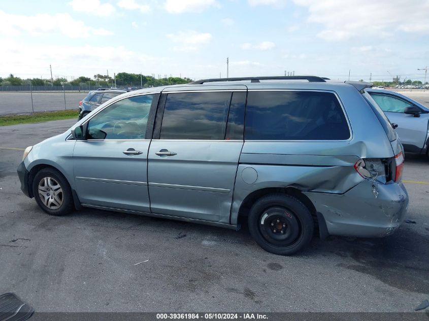 2007 Honda Odyssey Ex-L VIN: 5FNRL38787B089927 Lot: 39361984