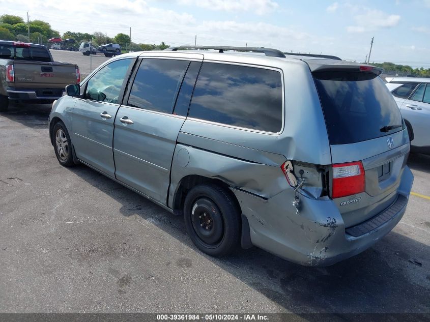 2007 Honda Odyssey Ex-L VIN: 5FNRL38787B089927 Lot: 39361984