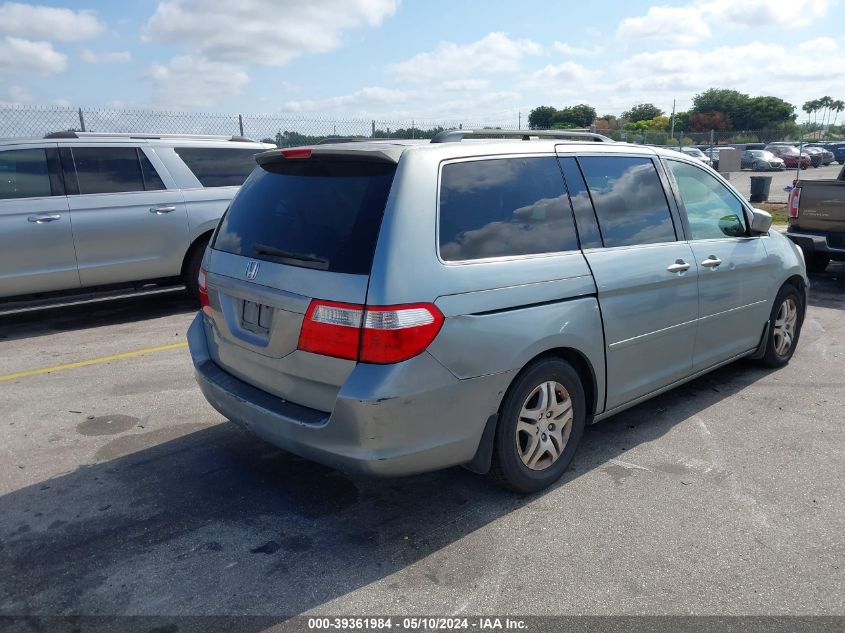 2007 Honda Odyssey Ex-L VIN: 5FNRL38787B089927 Lot: 39361984