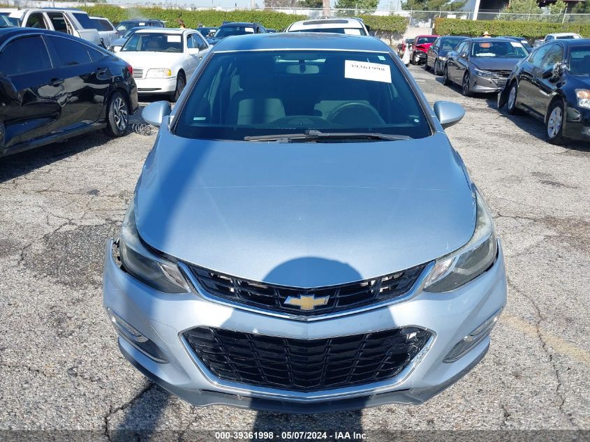 2017 Chevrolet Cruze Lt Manual VIN: 1G1BD5SM3H7130621 Lot: 39361998