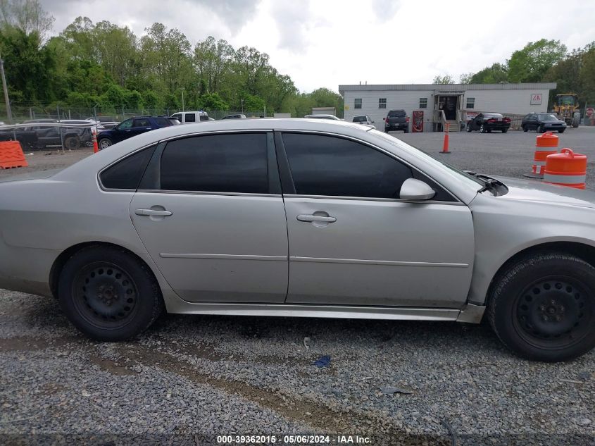 2012 Chevrolet Impala Police VIN: 2G1WD5E39C1201962 Lot: 39362015