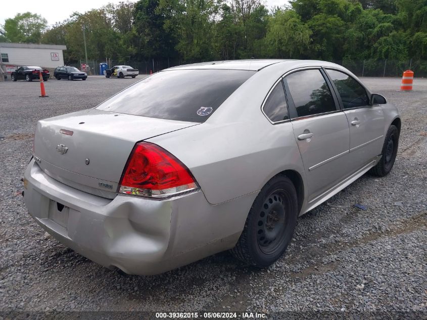 2012 Chevrolet Impala Police VIN: 2G1WD5E39C1201962 Lot: 39362015