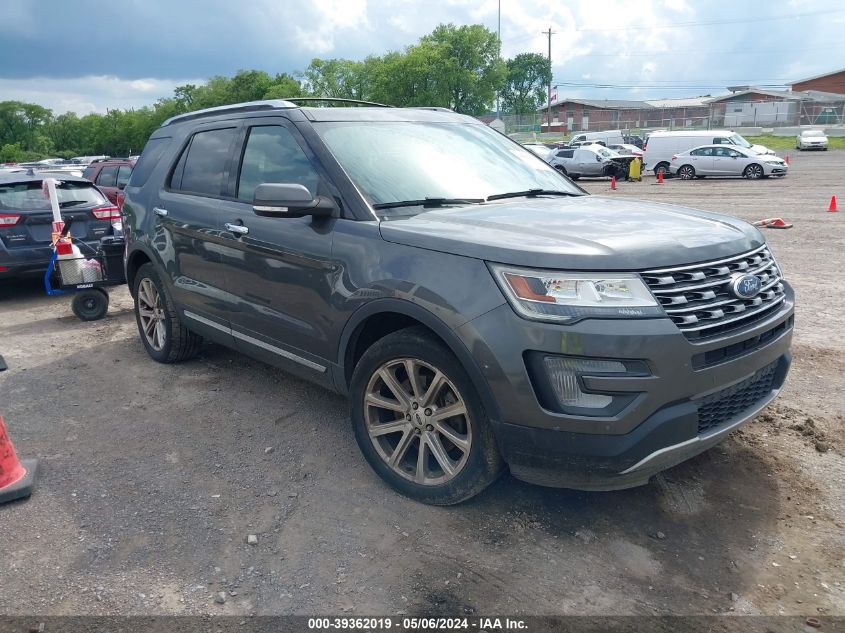 2017 Ford Explorer Limited VIN: 1FM5K7F88HGD77552 Lot: 39362019