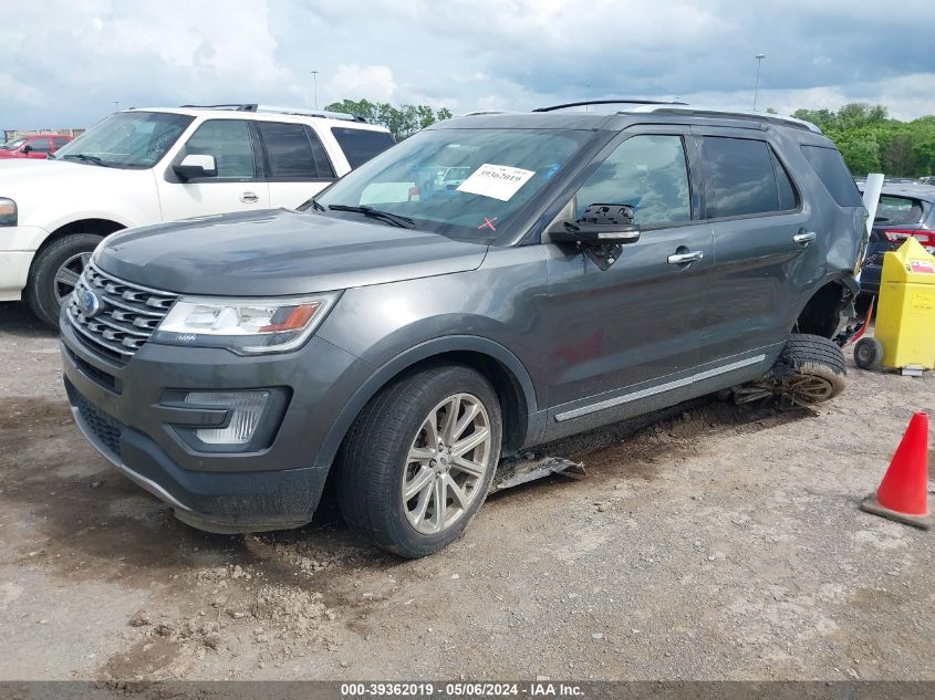 2017 Ford Explorer Limited VIN: 1FM5K7F88HGD77552 Lot: 39362019