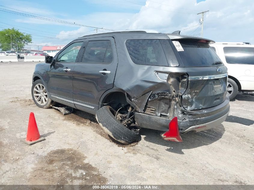 2017 Ford Explorer Limited VIN: 1FM5K7F88HGD77552 Lot: 39362019