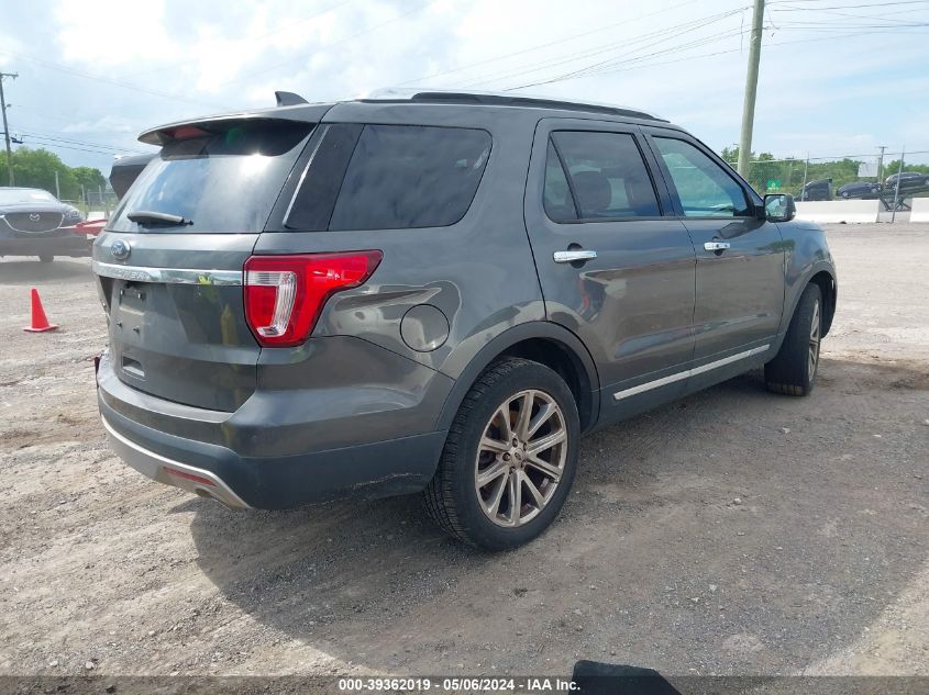 2017 Ford Explorer Limited VIN: 1FM5K7F88HGD77552 Lot: 39362019