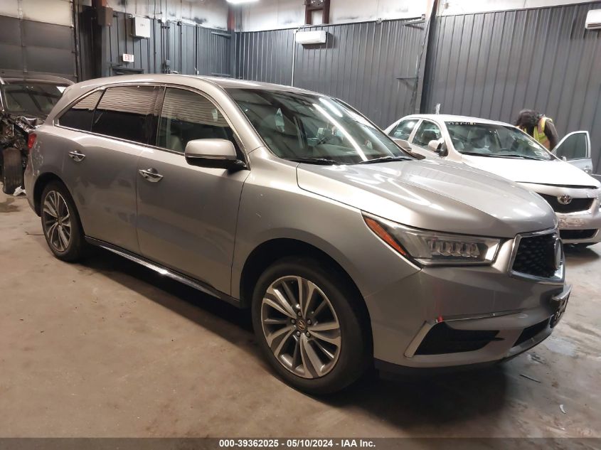 2017 Acura Mdx Technology Package VIN: 5FRYD4H51HB026150 Lot: 39362025