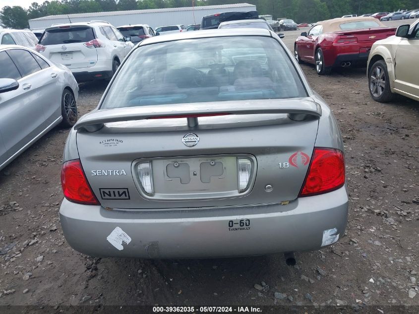 2005 Nissan Sentra 1.8S VIN: 3N1CB51D05L57193 Lot: 39362035