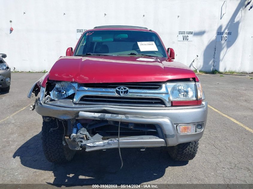 2001 Toyota 4Runner Limited V6 VIN: JT3HN87R719052251 Lot: 39362068