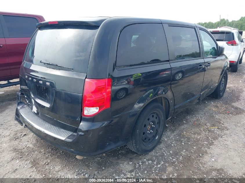 2018 Dodge Grand Caravan Se VIN: 2C4RDGBG1JR308526 Lot: 39362084