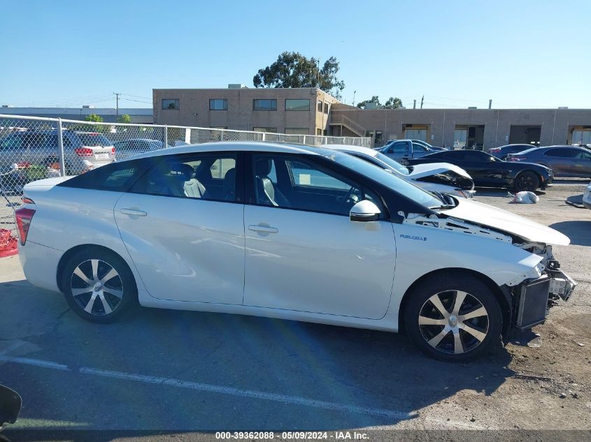 2017 Toyota Mirai VIN: JTDBVRBD2HA001218 Lot: 39362088