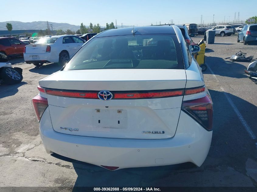 2017 Toyota Mirai VIN: JTDBVRBD2HA001218 Lot: 39362088