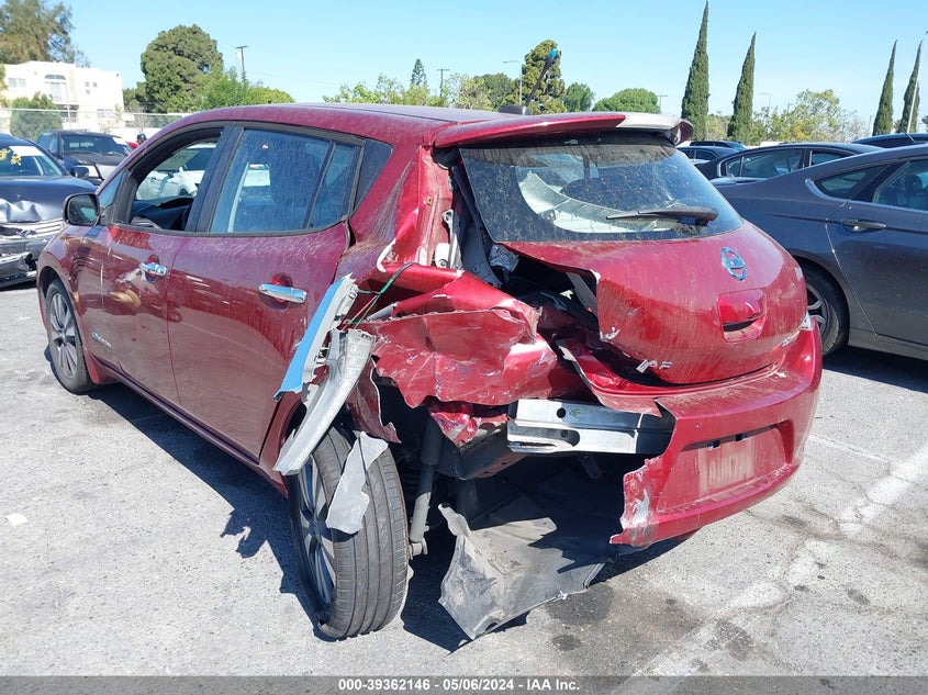 2013 Nissan Leaf Sl VIN: 1N4AZ0CP2DC420632 Lot: 39362146