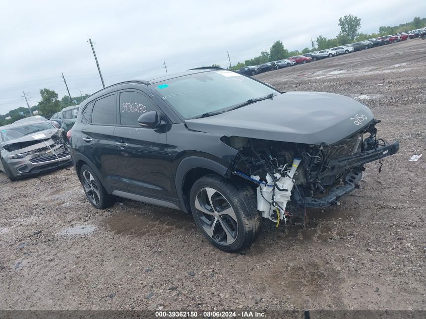 2017 Hyundai Tucson Limited VIN: KM8J3CA21HU288236 Lot: 39362150