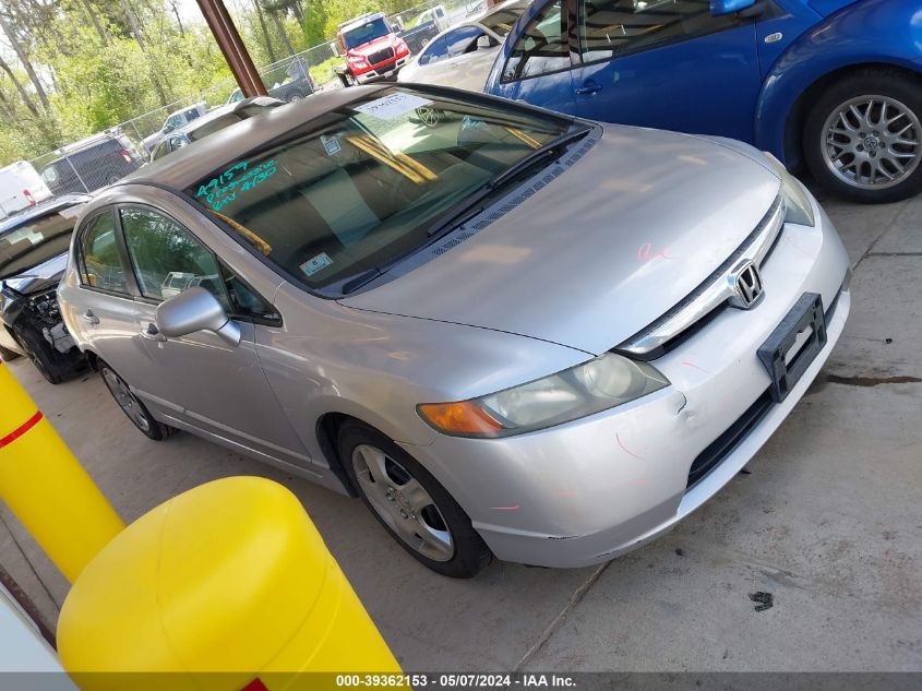 2006 Honda Civic Lx VIN: 2HGFA16516H502537 Lot: 39362153