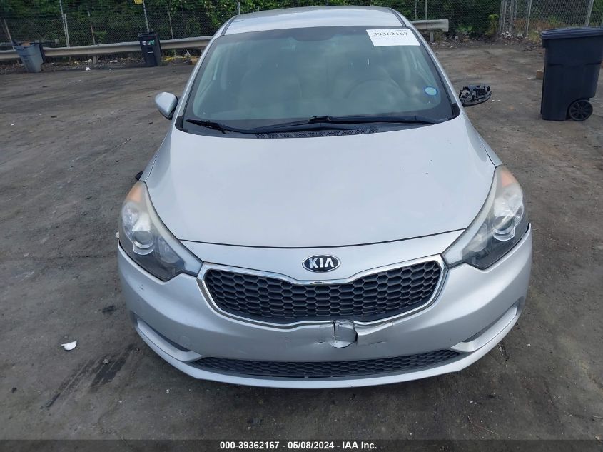 2016 Kia Forte Lx VIN: KNAFK4A63G5576819 Lot: 39362167