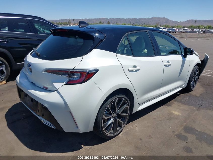 2020 Toyota Corolla Xse VIN: JTNC4RBE4L3089620 Lot: 39362193