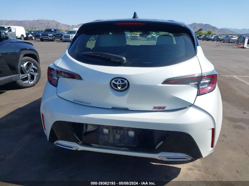 2020 Toyota Corolla Xse VIN: JTNC4RBE4L3089620 Lot: 39362193