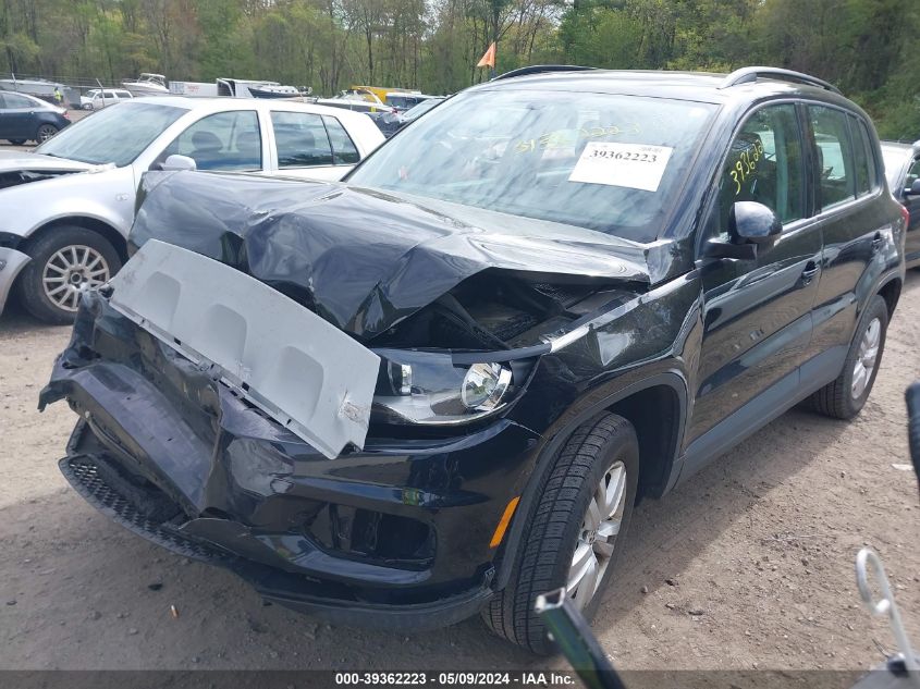 2017 VOLKSWAGEN TIGUAN 2.0T/2.0T S - WVGBV7AX3HK021273