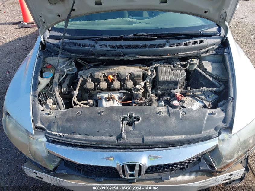 2009 Honda Civic Lx VIN: 2HGFA16589H301125 Lot: 39362254