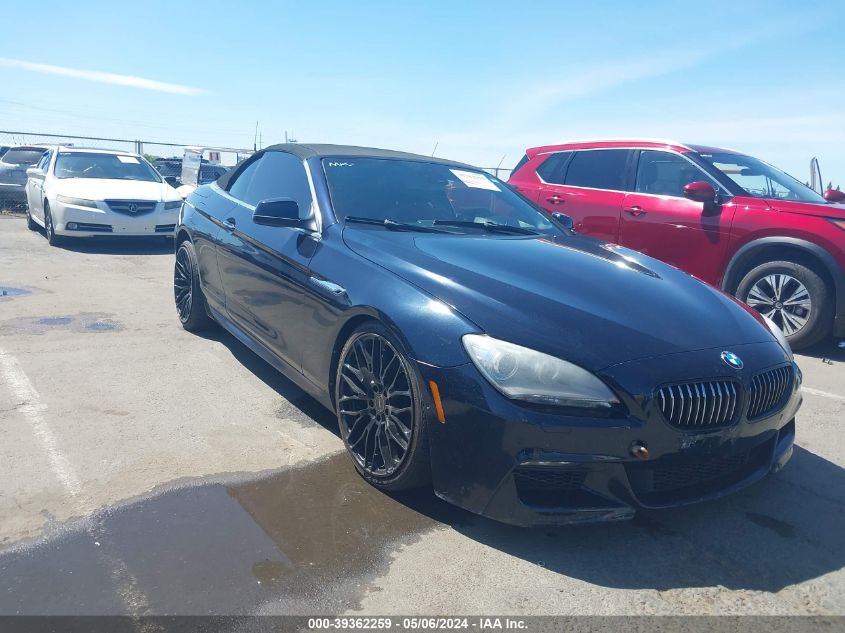 2012 BMW 650I xDrive VIN: WBALZ5C53CDX64586 Lot: 39362259