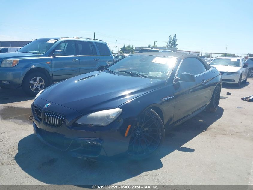 2012 BMW 650I xDrive VIN: WBALZ5C53CDX64586 Lot: 39362259