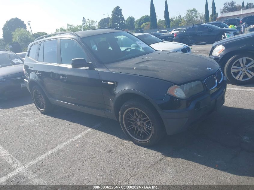 2004 BMW X3 2.5I VIN: WBXPA73464WB21854 Lot: 39362264