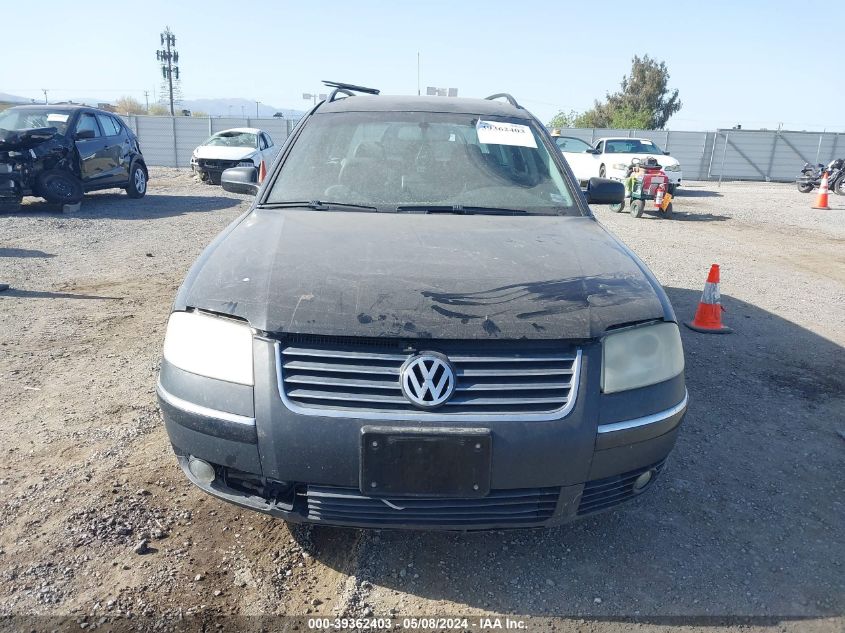 2003 Volkswagen Passat Glx VIN: WVWYH63B83E142308 Lot: 39362403