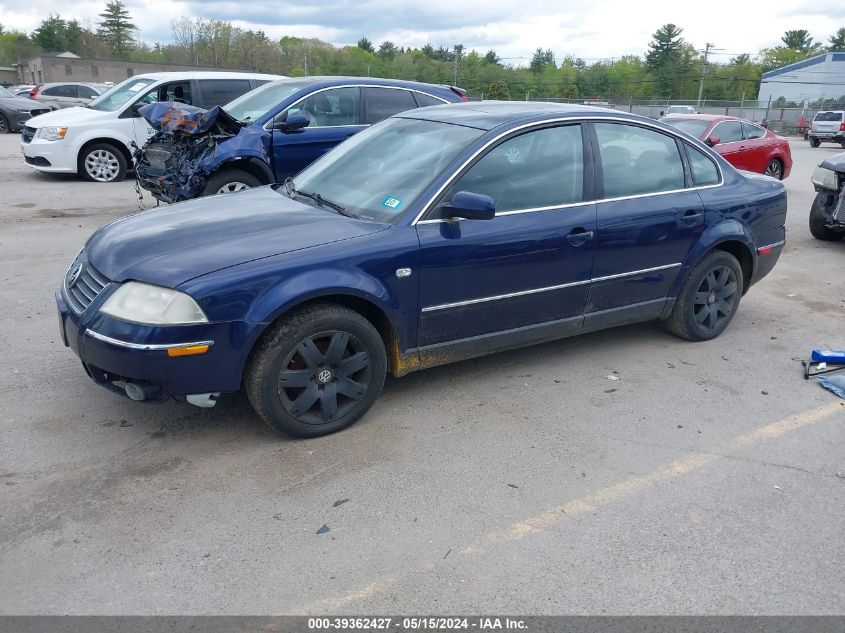 2003 Volkswagen Passat Glx VIN: WVWRH63B33P090353 Lot: 39362427