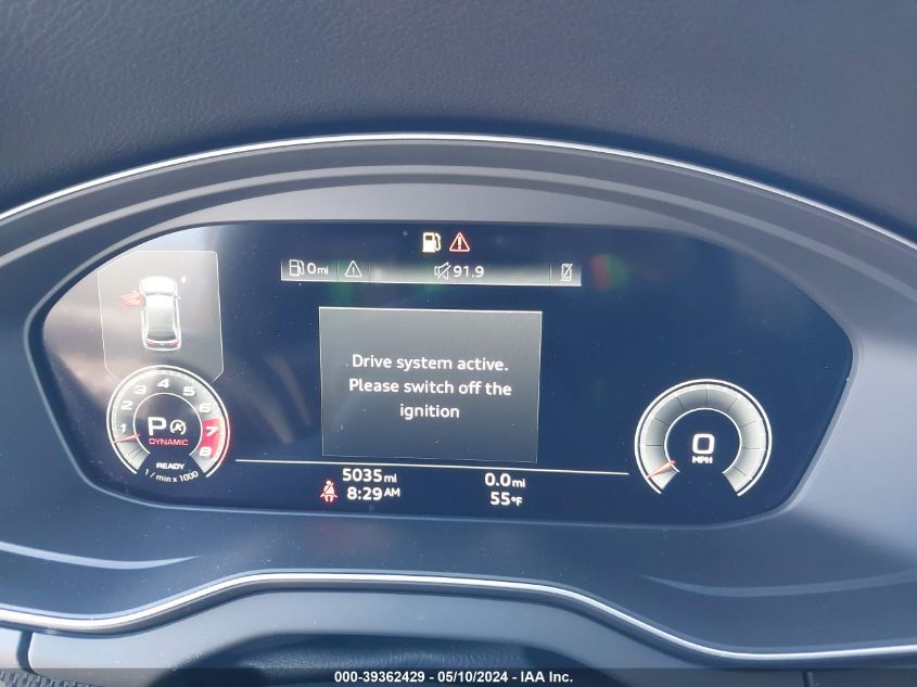 2023 Audi Sq5 Premium Plus Tfsi Quattro Tiptronic VIN: WA1B4AFYXP2185604 Lot: 39362429