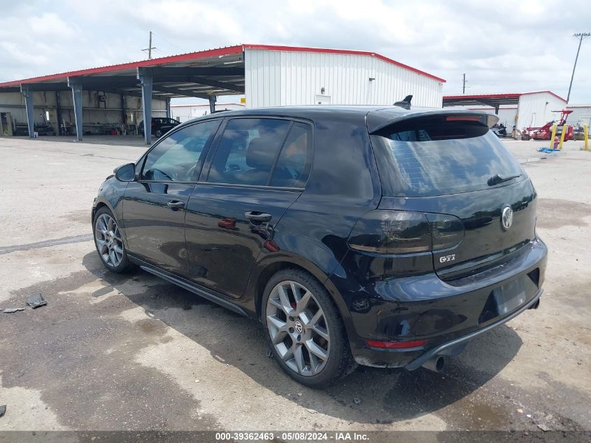 2014 Volkswagen Gti Wolfsburg Edition VIN: WVWHD7AJ8EW001554 Lot: 39362463