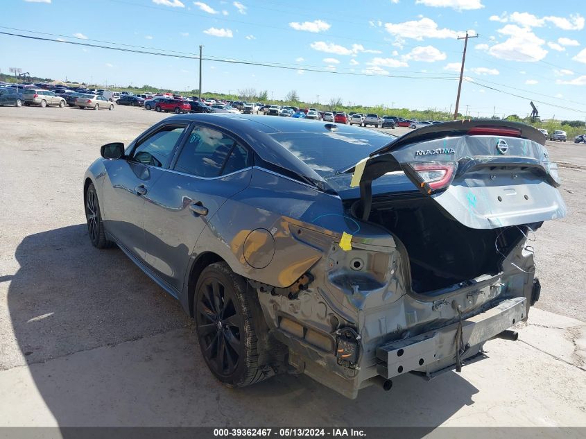 2022 Nissan Maxima Sr Xtronic Cvt VIN: 001N4AA6EVXNC5018 Lot: 39362467