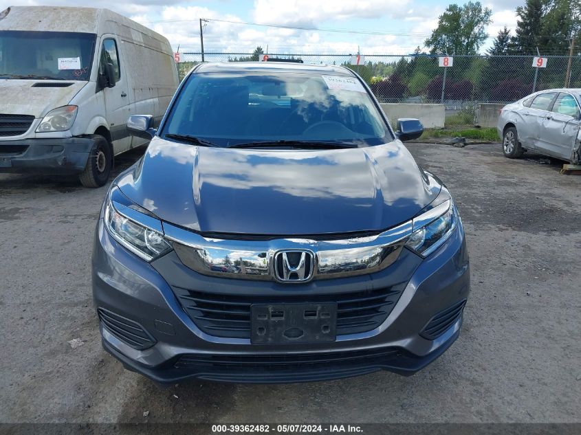 2021 Honda Hr-V Awd Lx VIN: 3CZRU6H33MM756187 Lot: 39362482