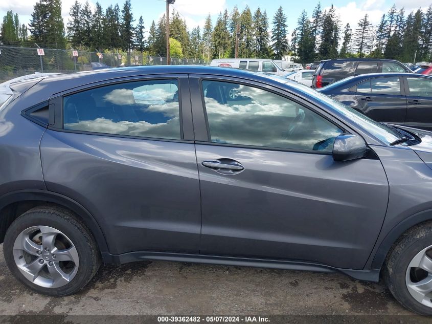 2021 Honda Hr-V Awd Lx VIN: 3CZRU6H33MM756187 Lot: 39362482