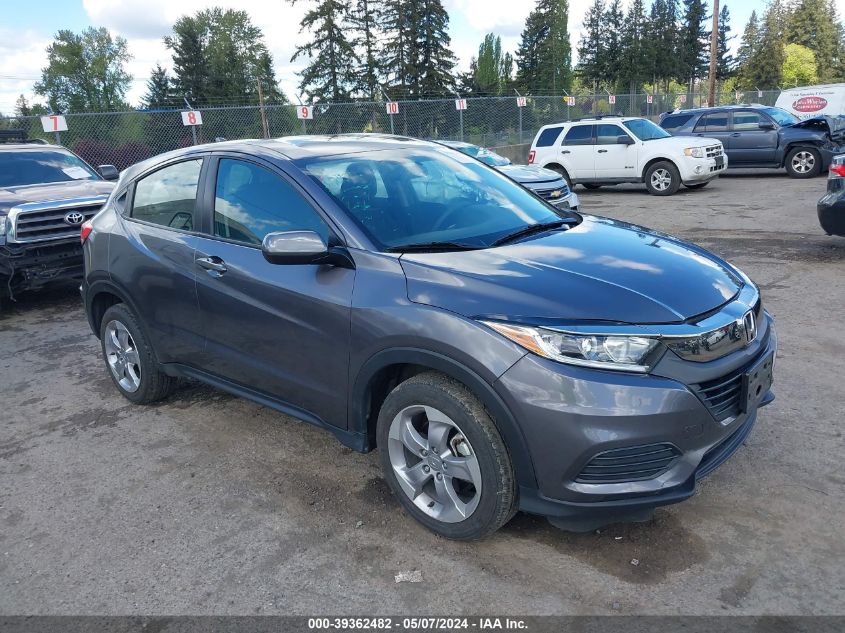 2021 Honda Hr-V Awd Lx VIN: 3CZRU6H33MM756187 Lot: 39362482