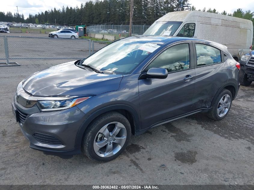 2021 Honda Hr-V Awd Lx VIN: 3CZRU6H33MM756187 Lot: 39362482