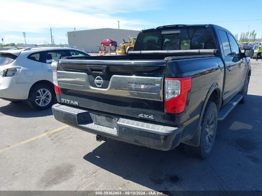 2017 Nissan Titan Platinum Reserve/Pro-4X/S/Sl/Sv VIN: 1N6AA1E56HN534238 Lot: 39362483