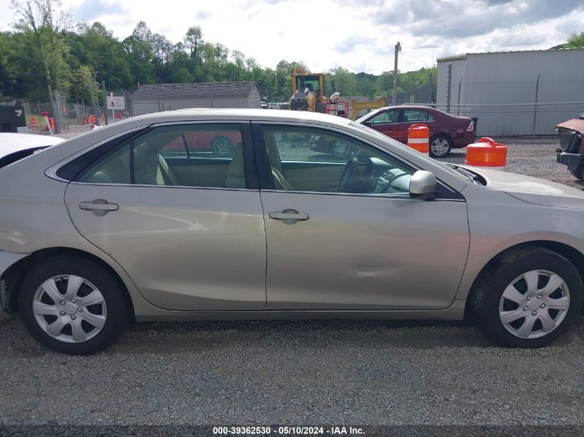 2015 Toyota Camry Le VIN: 4T4BF1FKXFR449369 Lot: 39362530